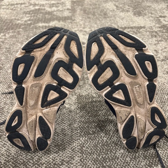 Hoka One One Bondi 8 Navy Aqua Athletic Running Shoes Womens U.S. 7.5 - Picture 6 of 6